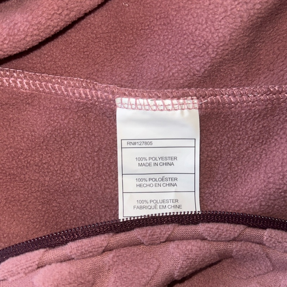 DKNY Sport Purple Hooded Jacket with Color-Block Design (14/16) - Picture 5 of 5